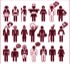 An image of a variety of different people icons in maroon on a white background.  It links to a resources page.